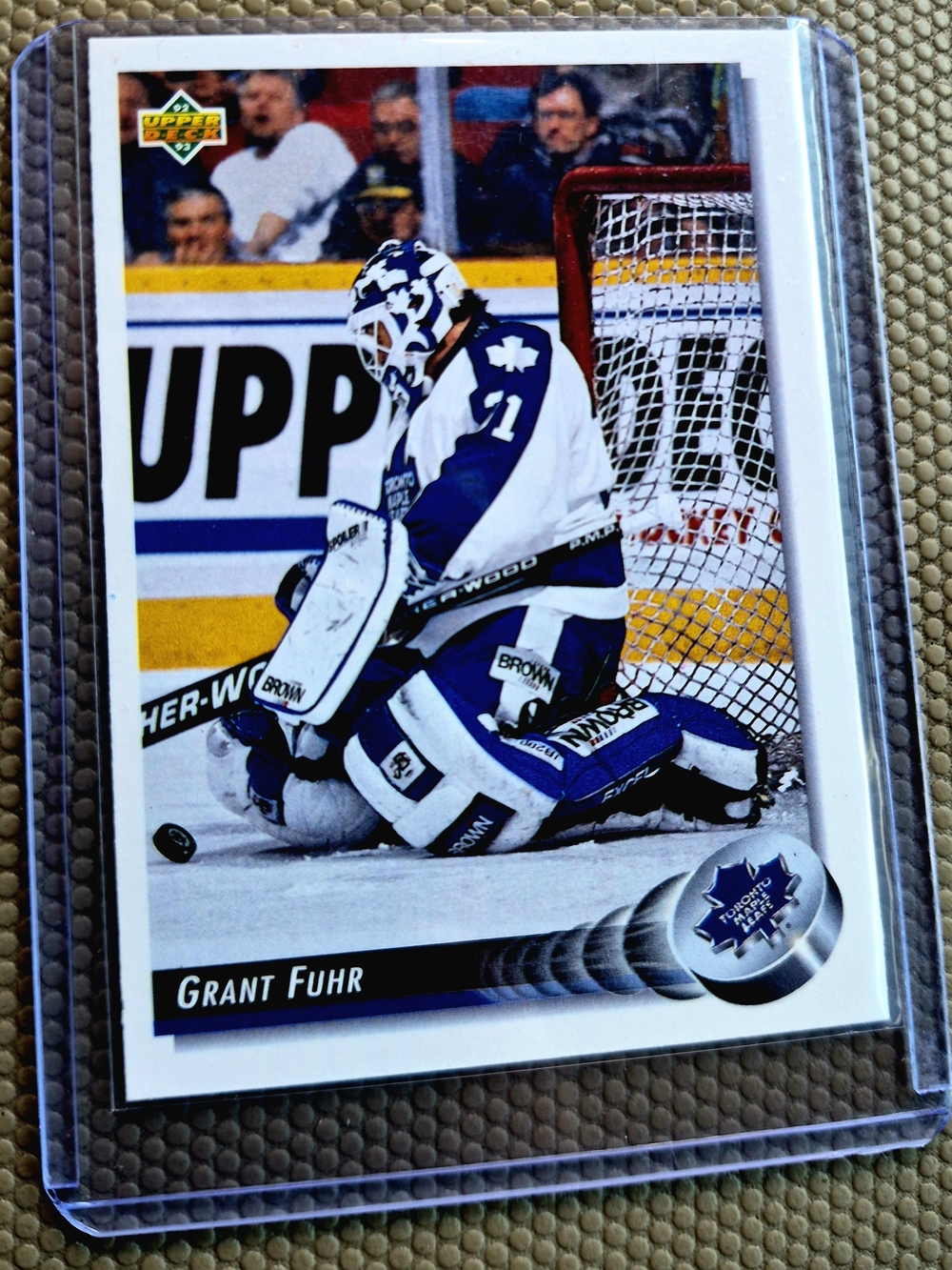 1992-93 Upper Deck #271 Grant Fuhr Toronto Maple Leafs HOF Raw Ungraded